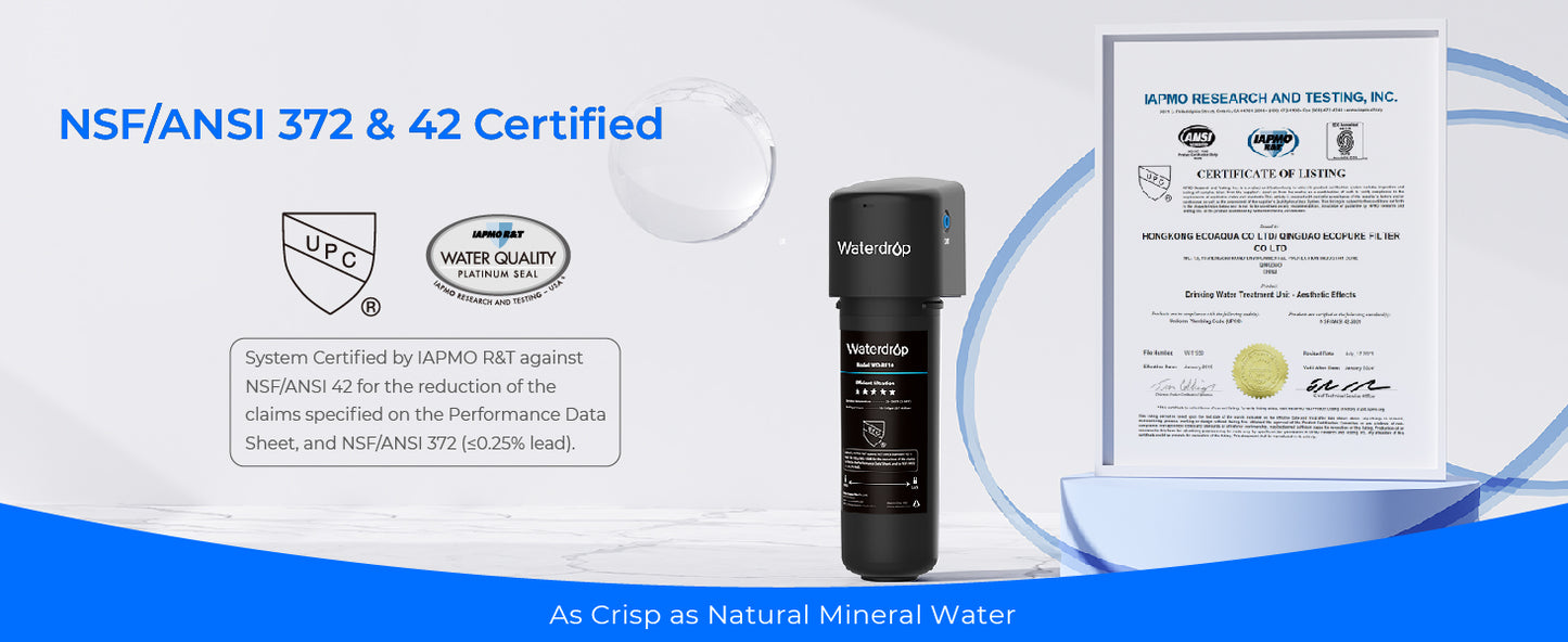 Waterdrop WD-10UA – Sistema de Filtración Bajo Fregadero